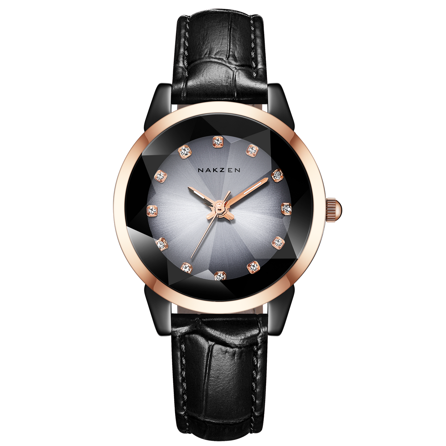 NAKZEN Women Watches Waterproof Black Ceramic Leather Luxury Fashion Ladies Quartz Watch Relogio Feminino Montre Femme 1027