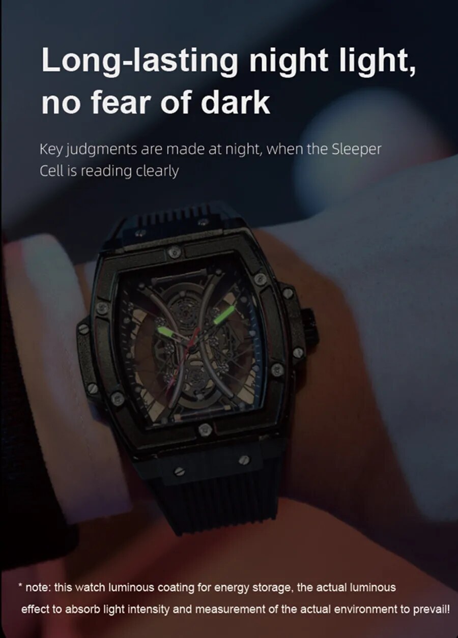 RUIMAS Reloj Hombre Fashion Brand Men Silicone Strap Watches Quartz Casual Wrist Watches Clock Waterproof Sport Montre Homme