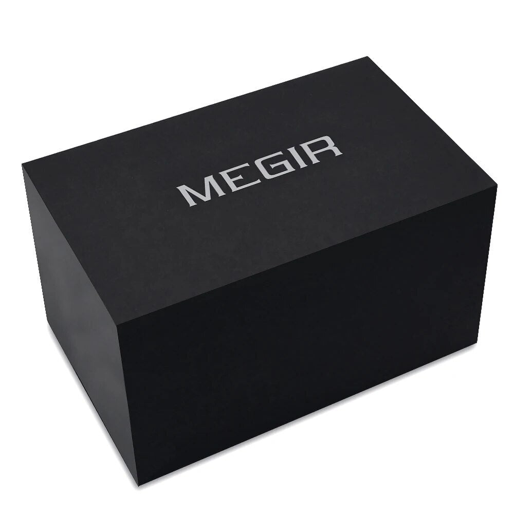 Megir Watch Box Original Fashion Sport Watches Retail Package Box Case for MEGIR Watch Accessories