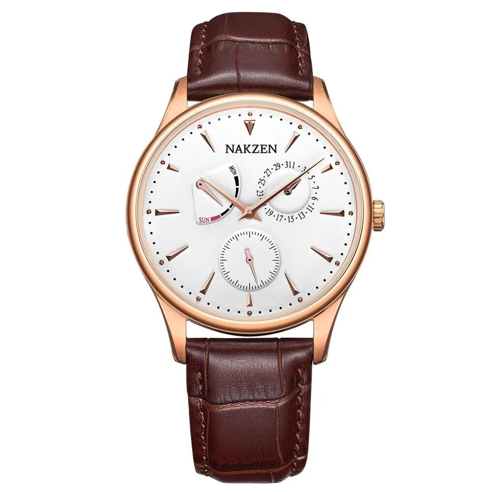 NAKZEN Watches Men Luxury Brand Quartz Watch Fashion Chronograph Sport Reloj Hombre Clock Male hour relogio Masculino