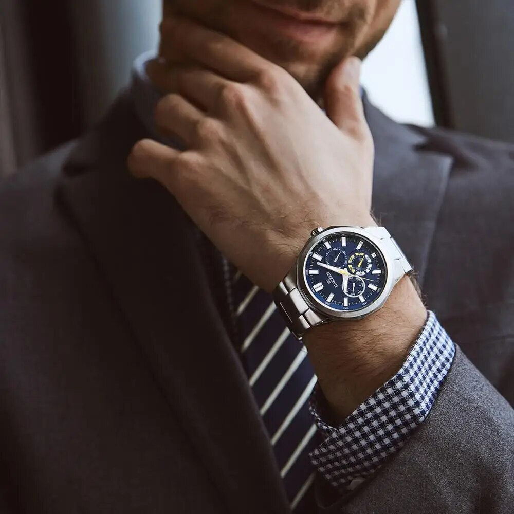 NAKZEN 2020 Quartz Watch Men Top Brand Luxury Waterproof Wristwatch Male Business Military Relogio Masculino Clock +Box