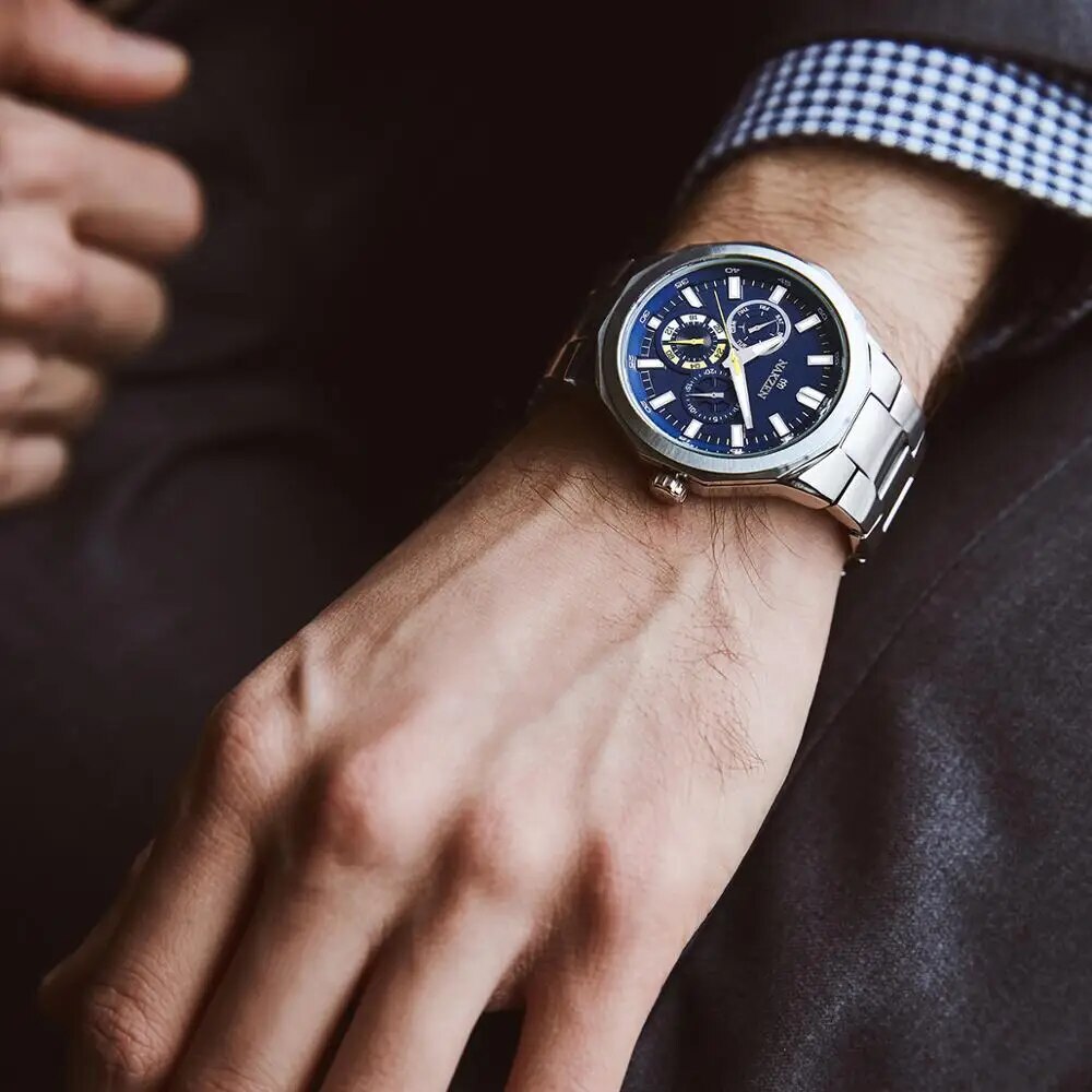 NAKZEN 2020 Quartz Watch Men Top Brand Luxury Waterproof Wristwatch Male Business Military Relogio Masculino Clock +Box