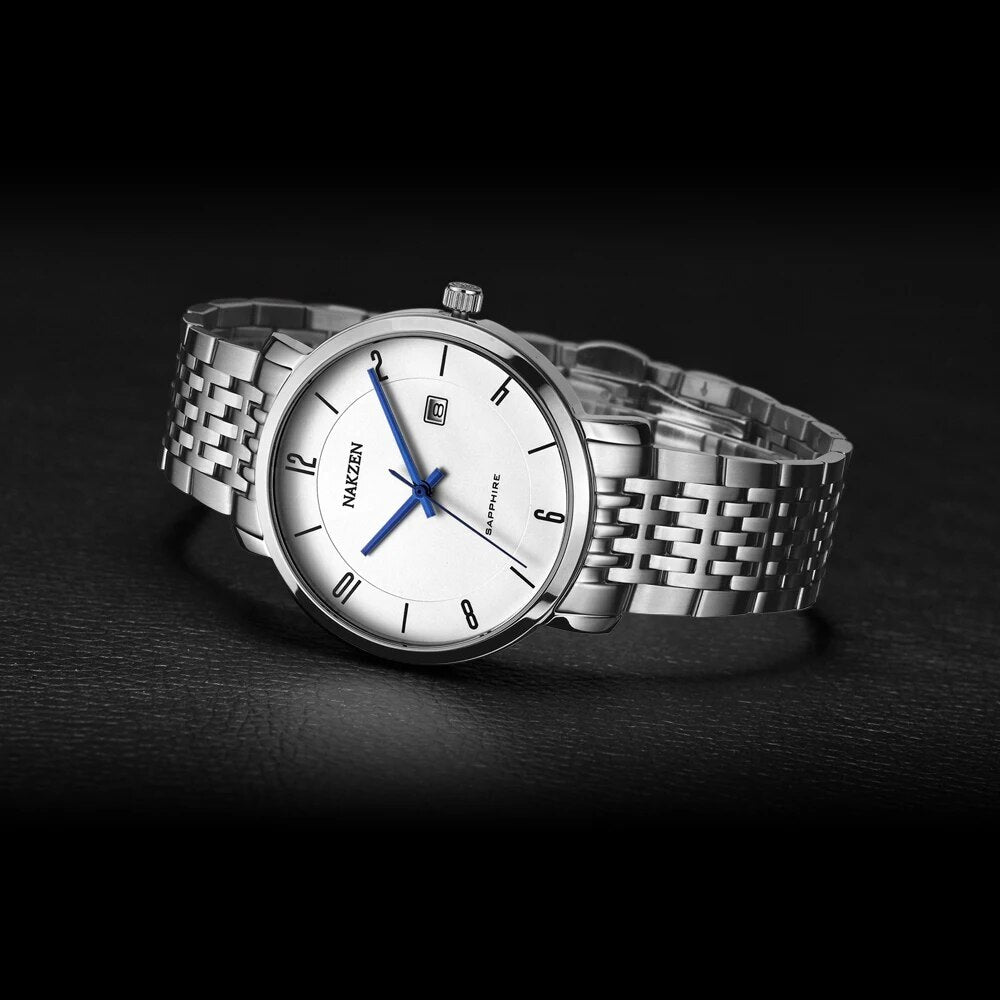 NAKZEN Luxury Brand Men's Quartz Watches Man Waterproof Sapphire Watches Male Business Classic Watch Clock relogio masculino