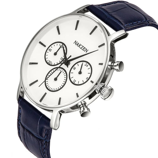 NAKZEN Men Fashion Sport Quartz Simple Clock Business Mens Watches Top Brand Luxury Waterproof Wrist Watch Relogio Masculino