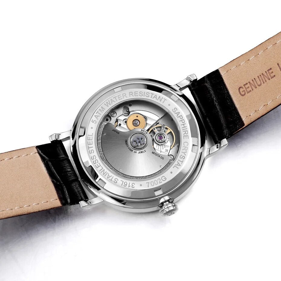 NAKZEN Miyota 9015 Automatic Mechanical Men Watch 2019 Hot Wrist Brand Luxury Sapphire glass Wristwatch Clock Relogio Masculino