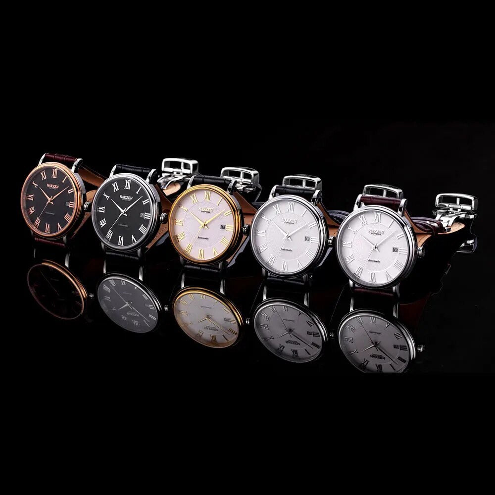 NAKZEN Miyota 9015 Automatic Mechanical Men Watch 2019 Hot Wrist Brand Luxury Sapphire glass Wristwatch Clock Relogio Masculino