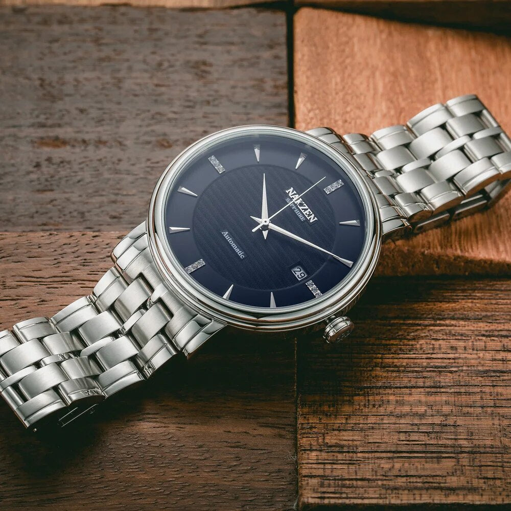 NAKZEN Miyota 9015 Automatic Mechanical Men Watch 2019 Hot Wrist Brand Luxury Sapphire glass Wristwatch Clock Relogio Masculino