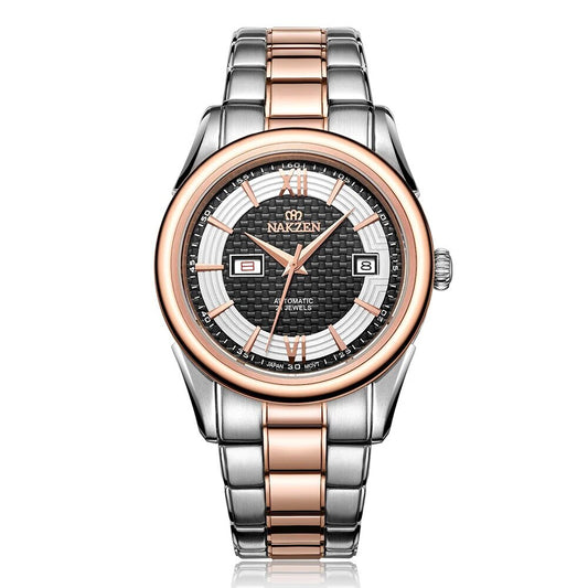 NAKZEN Men Automatic Mechanical Miyota 8205 Movement Watch Sapphire Calendar Wristwatch Man 10Bar waterproof Relogios masculinos