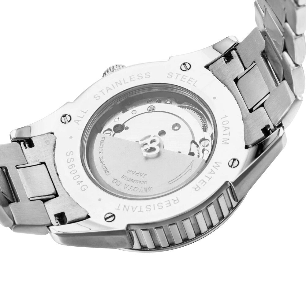 NAKZEN Men Automatic Mechanical Miyota 8205 Movement Watch Sapphire Calendar Wristwatch Man 10Bar waterproof Relogios masculinos