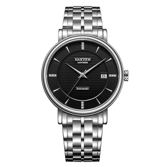 NAKZEN Men Business Wristwatch Brand Luxury Diamond Automatic Mechanical Watches Relogio Masculino Japanese movement Miyota 9015