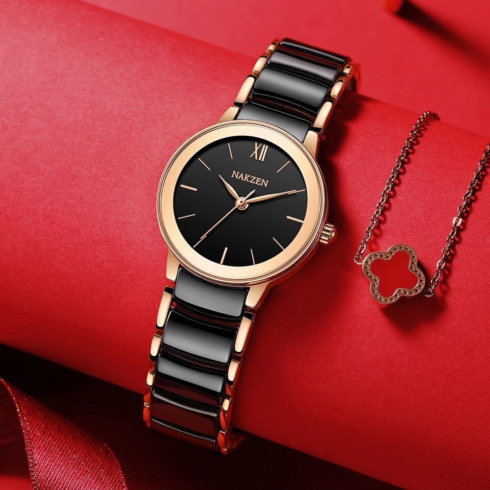 Ladies Quartz Watch Luxury Diamond Wristwatch Life Waterproof  Stainless Steel  Clock Gifts for Women White Watches Casual Relo