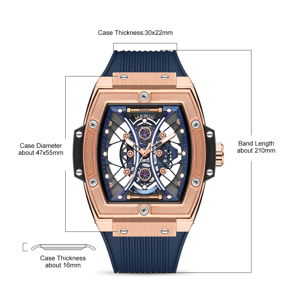 MEGIR Brand Luxury Quartz Watch for Men Fashion Military Sports Watches Waterproof Luminous Clock Wristwatch Reloj Hombre 8109