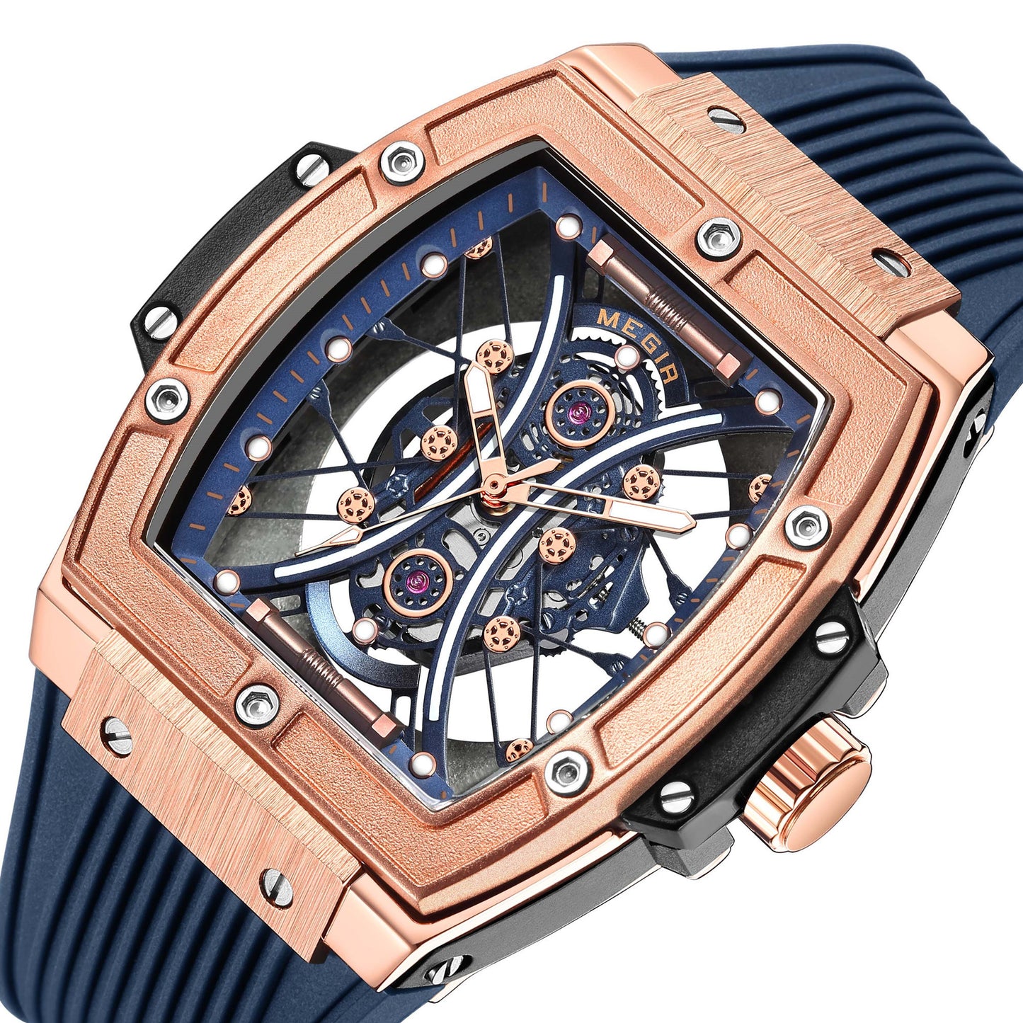 MEGIR Brand Luxury Quartz Watch for Men Fashion Military Sports Watches Waterproof Luminous Clock Wristwatch Reloj Hombre 8109