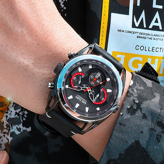 MEGIR Top Brand Luxury Men's Wrist Watch Man Luminous Waterproof Sport Men Quartz Wristwatches Relogio Masculino Dropshipping