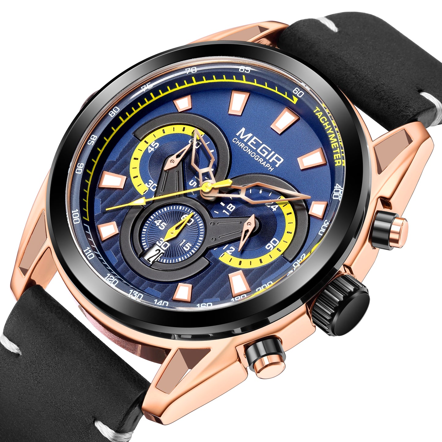 MEGIR Top Brand Luxury Men's Wrist Watch Man Luminous Waterproof Sport Men Quartz Wristwatches Relogio Masculino Dropshipping