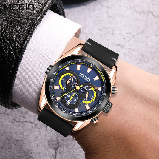 MEGIR Top Brand Luxury Men's Wrist Watch Man Luminous Waterproof Sport Men Quartz Wristwatches Relogio Masculino Dropshipping