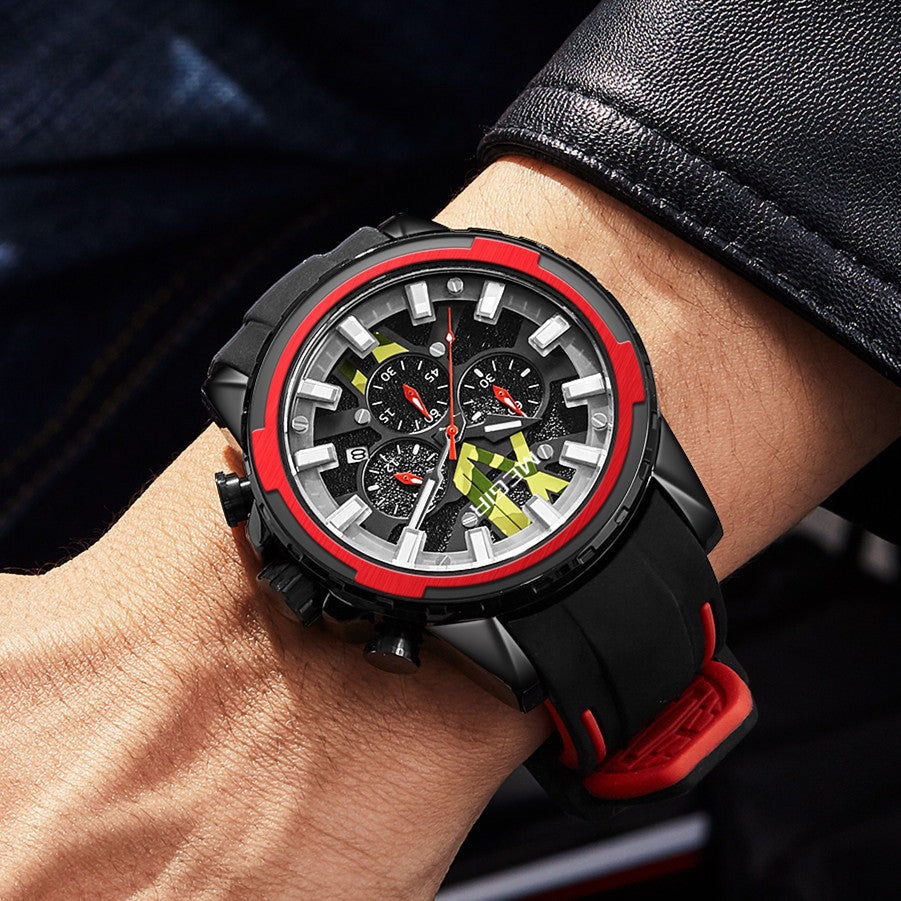 MEGIR New Sport Watch for Luxury Silicone Quartz Casual Wristwatch Waterproof Military Wrist Watch Man Clock Reloj Hombre 2133