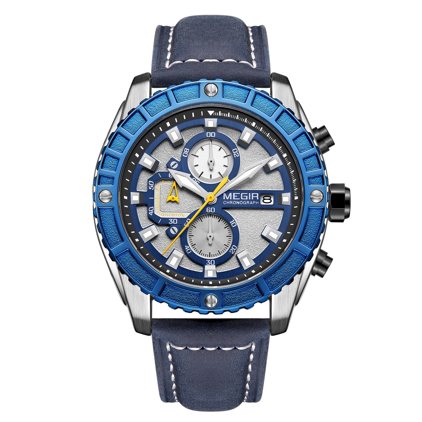 MEGIR Watches Luxury Sport Military Watch for Mens Fashion Casual Quartz Wristwatch Luminous Clock Man Chronograph Reloj Hombre