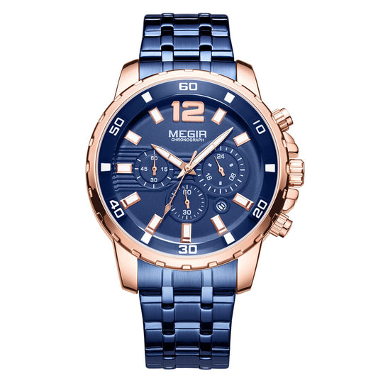 MEGIR Chronograph Quartz Luxury Military 2068
