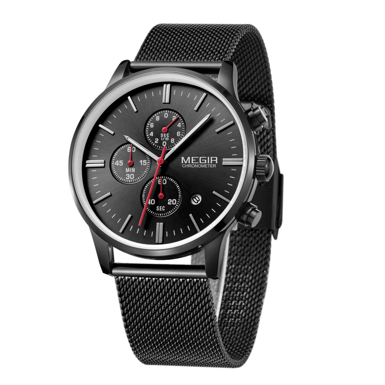 MEGIR Men's Quartz Watch Top Brand Luxury Wristwatch Waterproof Business Clock Date Wrist Watch Chronograph reloj hombre 2011