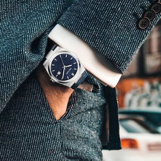 MEGIR Watches for Men Fashion Business Men's Wrist Watch Waterproof Leather Quartz Sport Wristwatch Date Clock Reloj Hombre