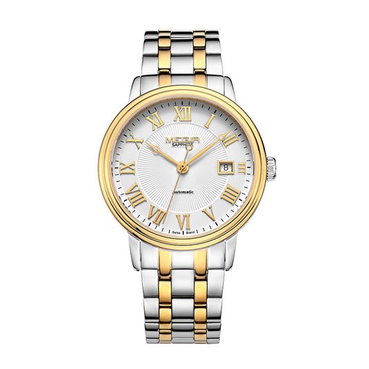MEGIR Automatic Mechanical Watch Men Stainless Steel Watches Top Brand Luxury Business Wristwatch Male Clock Relogio Masculino