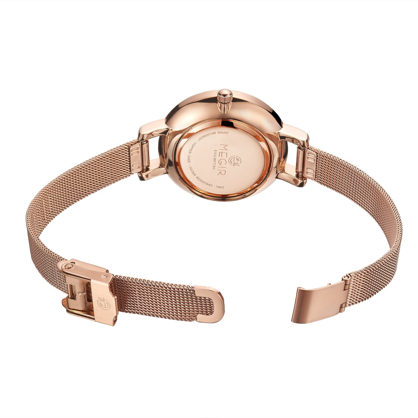 MEGIR Fashion Quartz Women Bracelet Watches Luxury Casual Ladies Dress Clock Female Steel Mesh Band Wristwatch Relogio Feminino