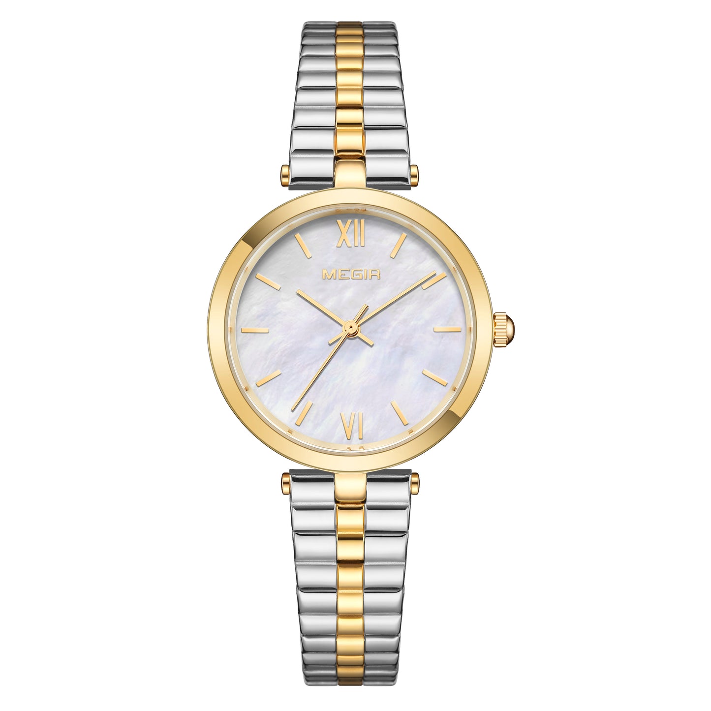 MEGIR Ladies Bracelet Watches Fashion Luxury Women's Casual Wrist Watch Steel Quartz Watch Dress Female Clock Reloj Mujer 85112