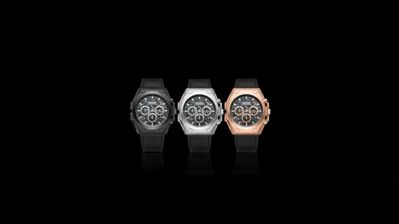 MEGIR Men's Watches Waterproof Sports Wristwatches Quartz Watch Chronograph Luminous Male Clock Calendar Relogio Masculino