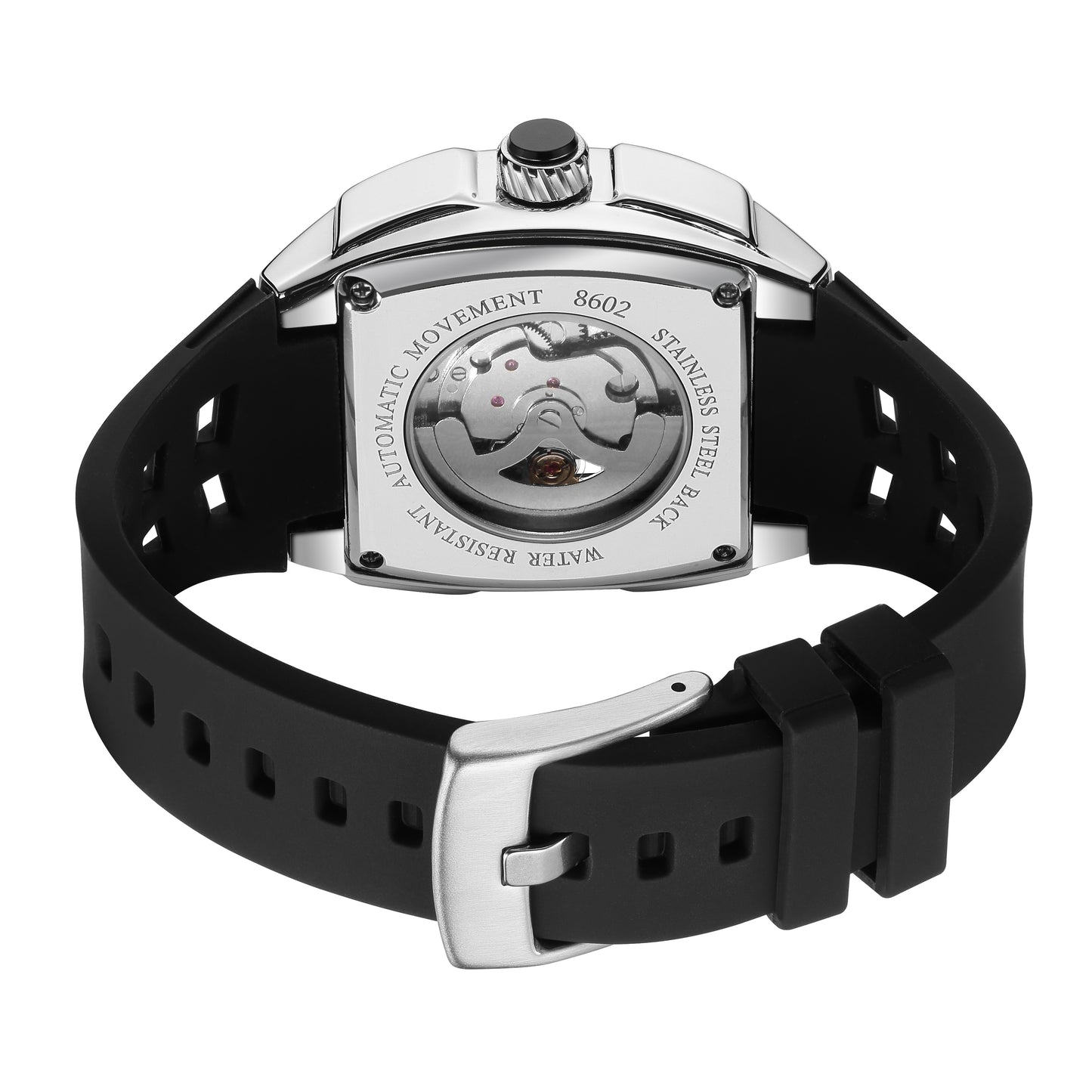 MEGIR New Men Watches Luxury Brand Automatic Mechanical Watch Silicone Strap Sports Casual Wristwatch Waterproof Clock Male Gift