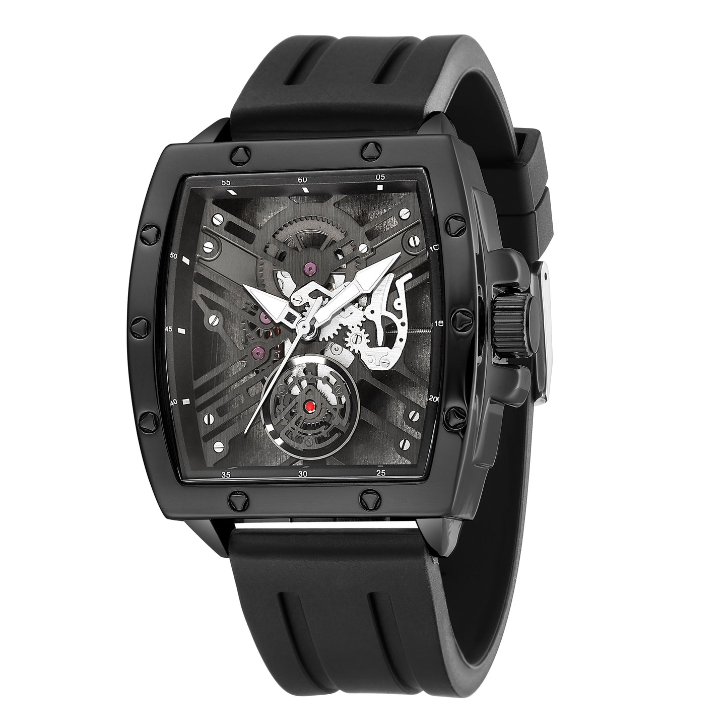 RUIMAS Luxury Fashion Men Sports Quartz Wrist Watches Waterproof Luminous Large Dial Casual Wristwatch Silicone Montre Homme