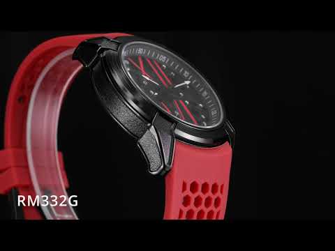 RUIMAS Men Sport Watches Top Brand Quartz Watch Waterproof Wristwatch Silicone Strap Clock Chronograph Relogio Masculino 332