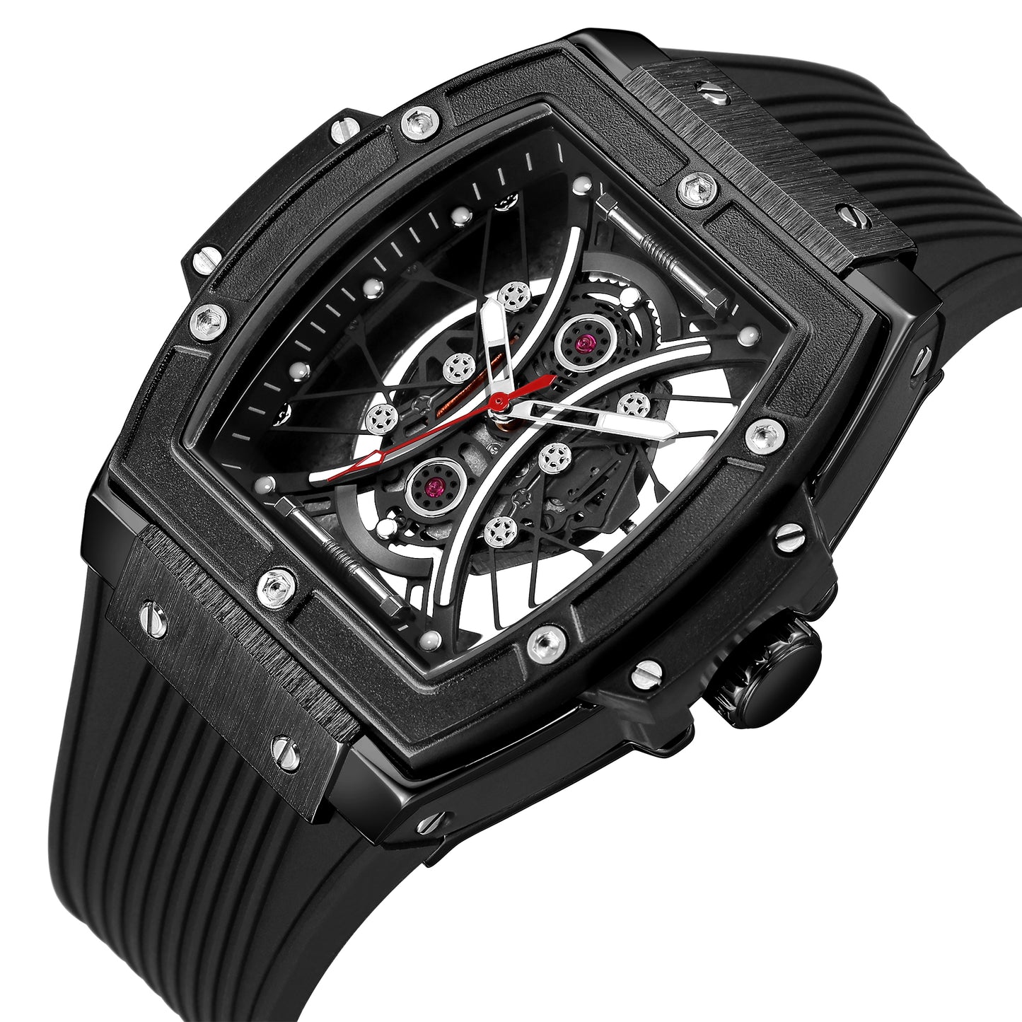 RUIMAS Reloj Hombre Fashion Brand Men Silicone Strap Watches Quartz Casual Wrist Watches Clock Waterproof Sport Montre Homme