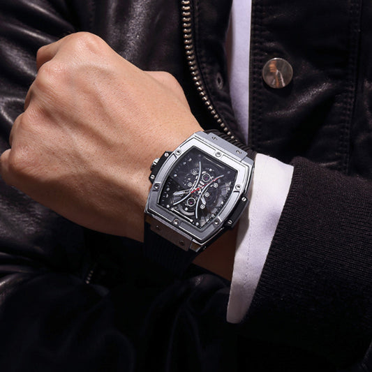 RUIMAS Reloj Hombre Fashion Brand Men Silicone Strap Watches Quartz Casual Wrist Watches Clock Waterproof Sport Montre Homme