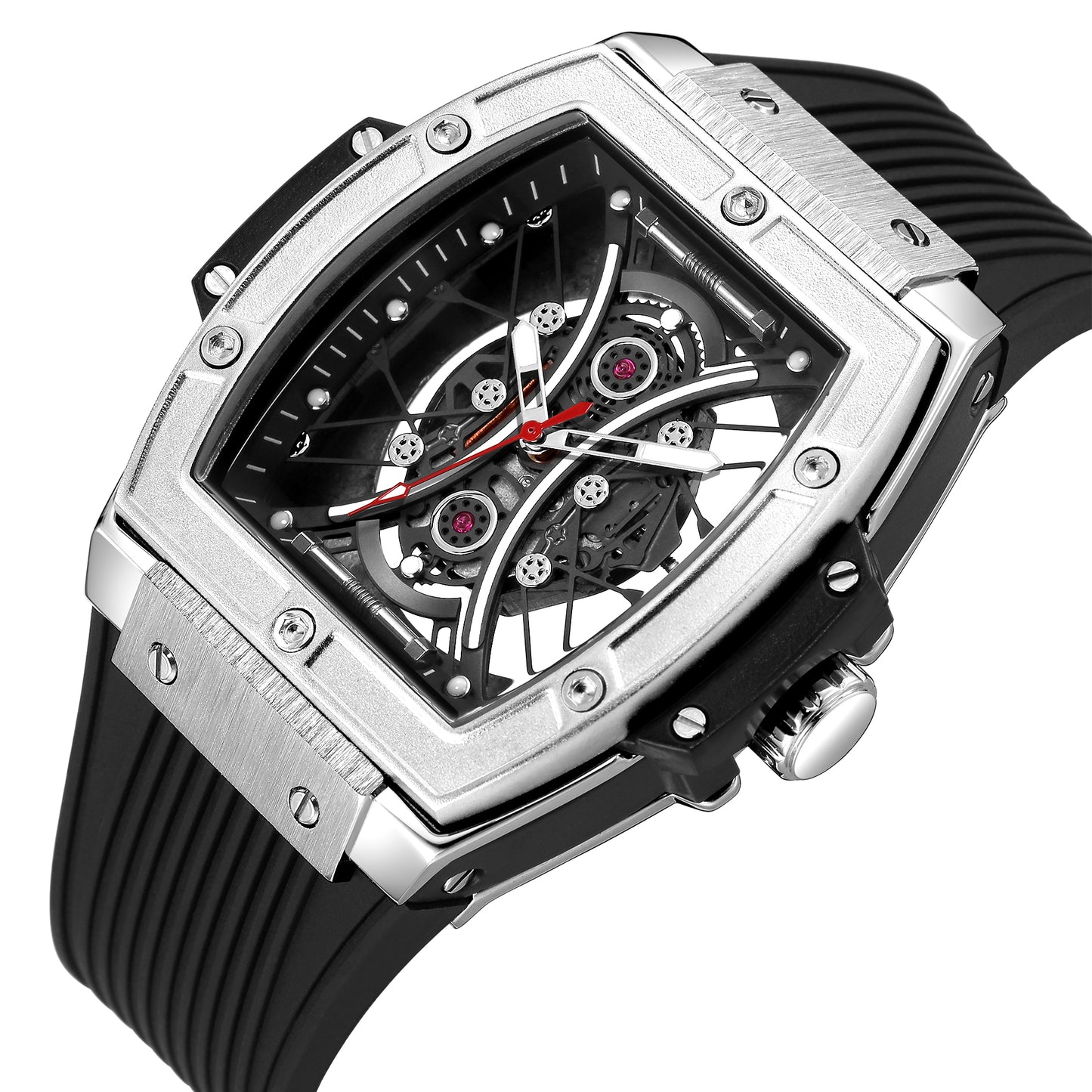 RUIMAS Reloj Hombre Fashion Brand Men Silicone Strap Watches Quartz Casual Wrist Watches Clock Waterproof Sport Montre Homme
