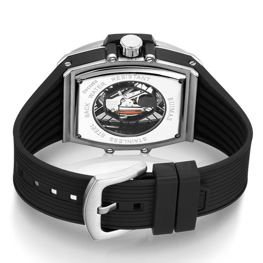 RUIMAS Reloj Hombre Fashion Brand Men Silicone Strap Watches Quartz Casual Wrist Watches Clock Waterproof Sport Montre Homme