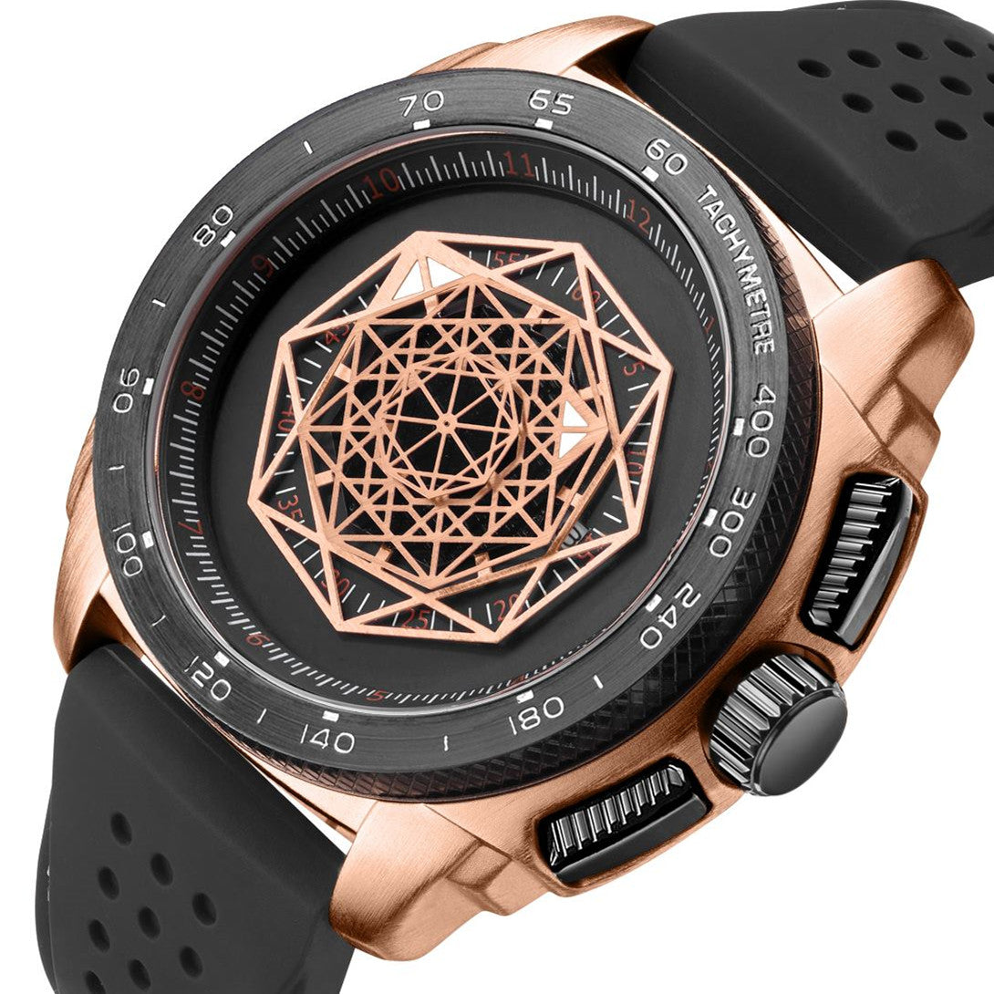 RUIMAS Men Silicone Band Quartz Casual Wrist Watches Large Dial Sport Military Watch Clock Luminous Waterproof Relogio Masculino