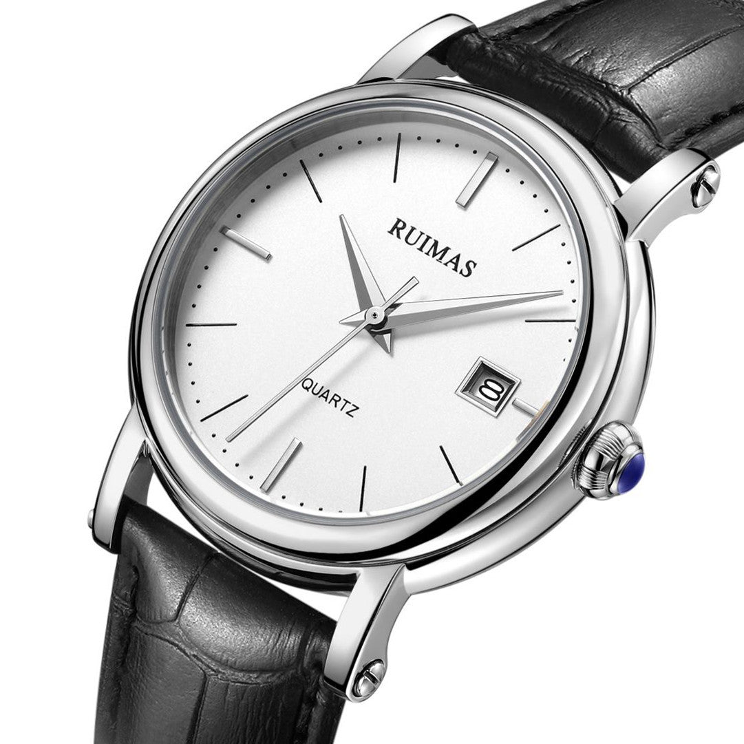 RUIMAS Fashion Mens Quartz Watches Sapphire Sport Wristwatch Waterproof Large Dial Business Casual Watch Clock Montre Homme