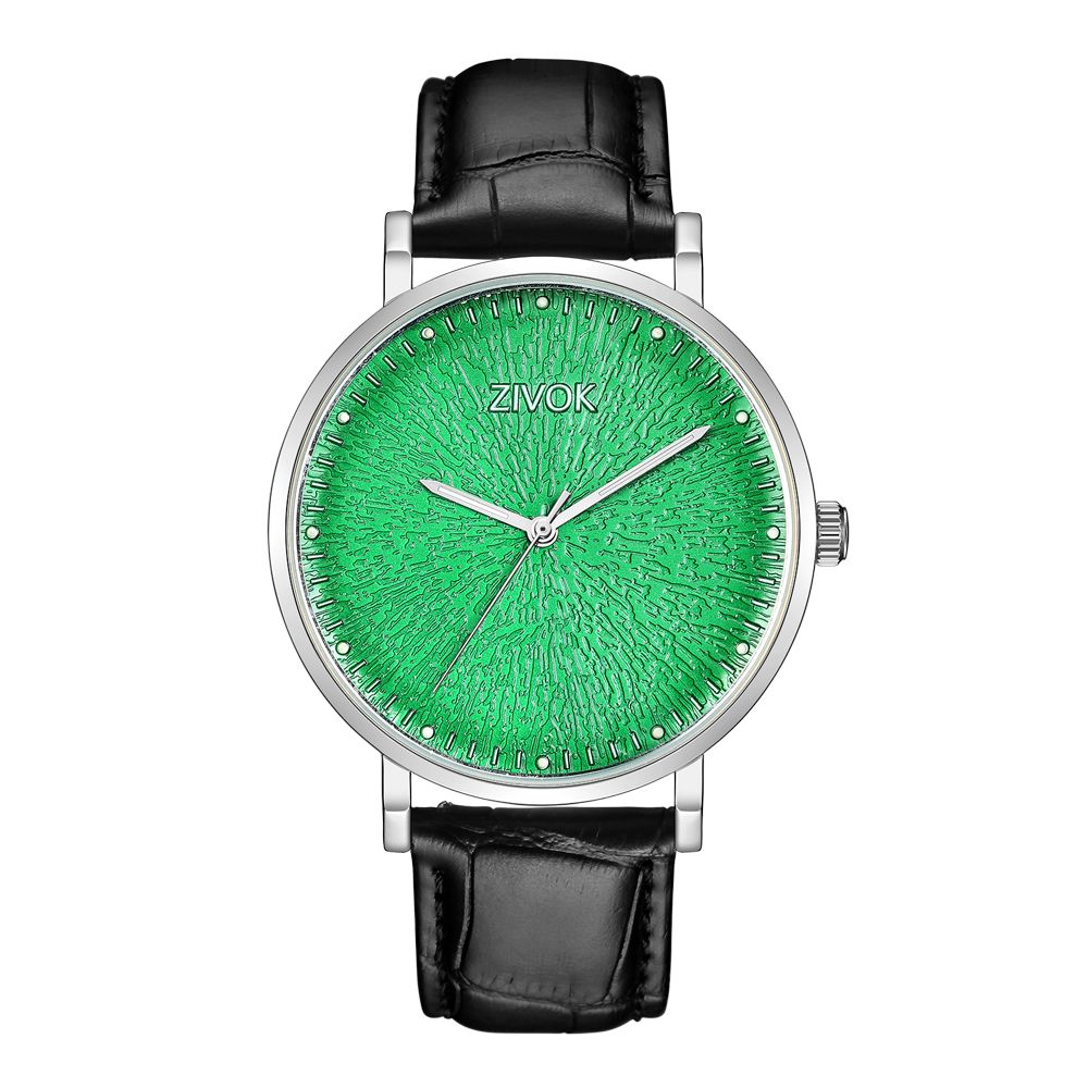 ZIVOK Fashion Quartz Wristwatch Men Sports Watches Waterproof Leather Strap Men's Clock Watch Relogio Masculino