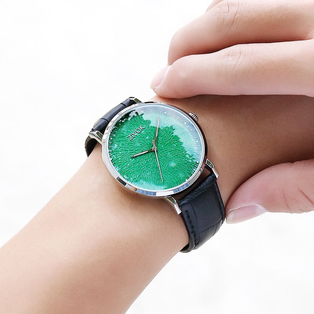 ZIVOK Fashion Quartz Wristwatch Men Sports Watches Waterproof Leather Strap Men's Clock Watch Relogio Masculino
