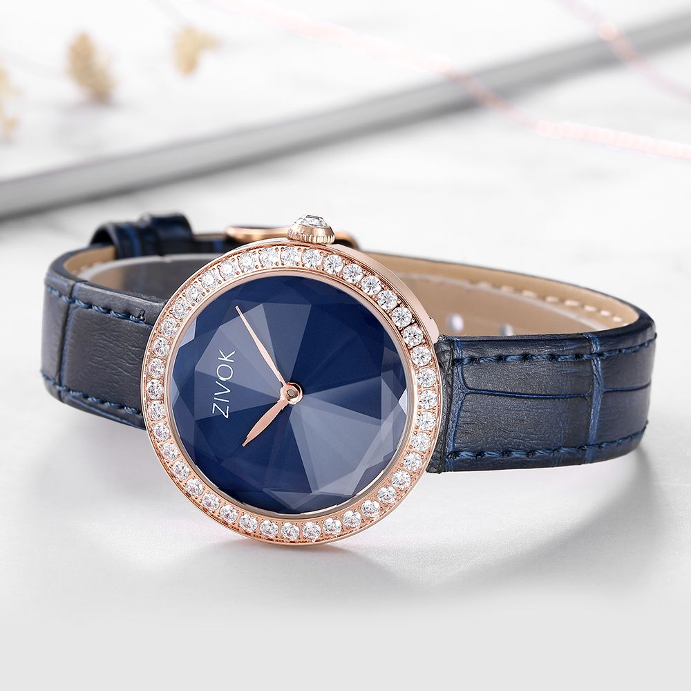 ZIVOK Fashion Watch For Woman Leather Strap Casual Sports Wristwatch Romantic Clock Women's Watches Montre Femme