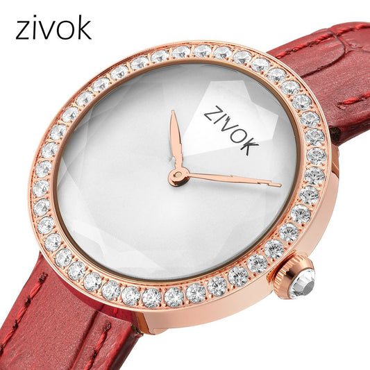 ZIVOK Fashion Watch For Woman Leather Strap Casual Sports Wristwatch Romantic Clock Women's Watches Montre Femme