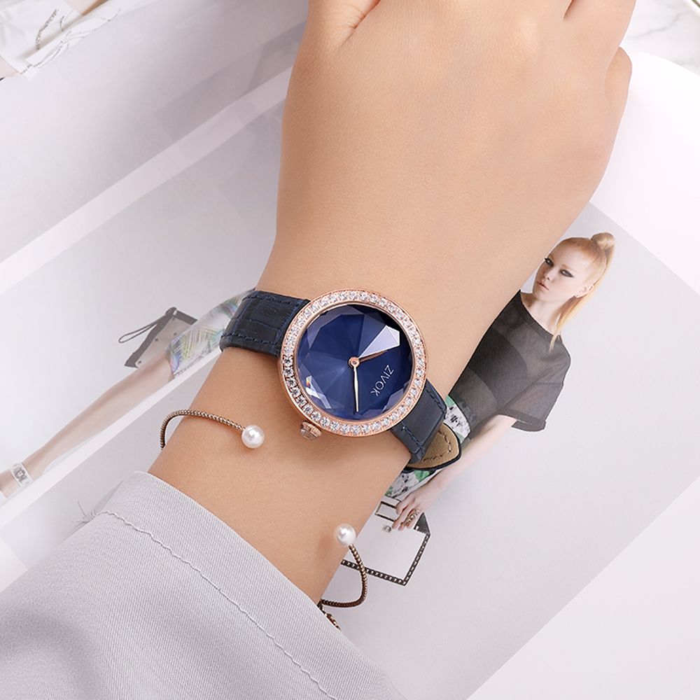 ZIVOK Fashion Watch For Woman Leather Strap Casual Sports Wristwatch Romantic Clock Women's Watches Montre Femme