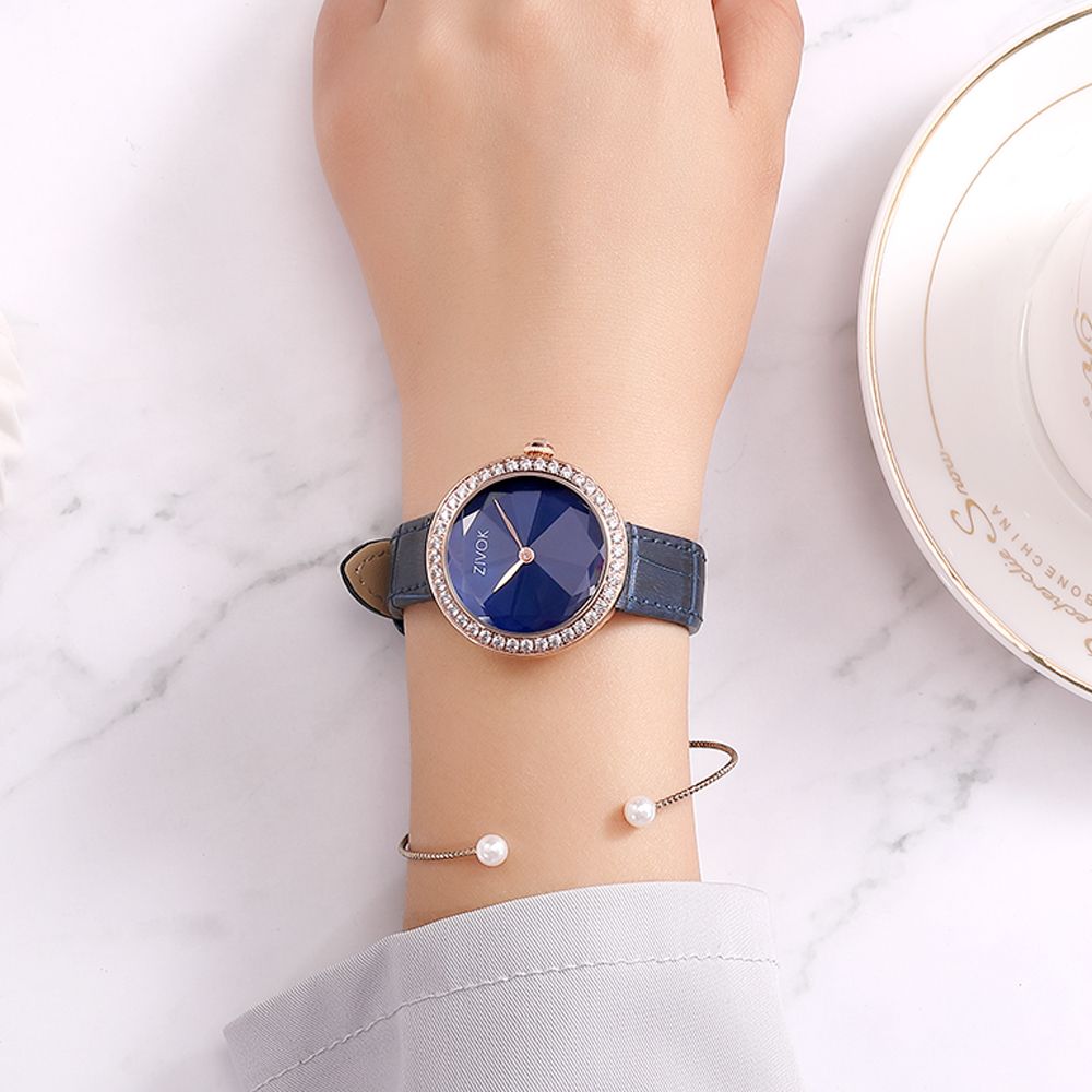 ZIVOK Fashion Watch For Woman Leather Strap Casual Sports Wristwatch Romantic Clock Women's Watches Montre Femme