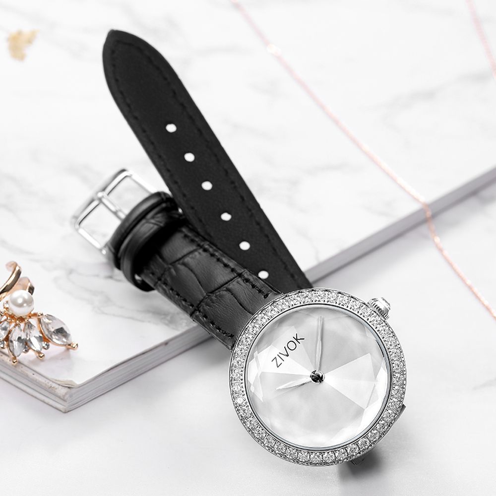 ZIVOK Fashion Watch For Woman Leather Strap Casual Sports Wristwatch Romantic Clock Women's Watches Montre Femme