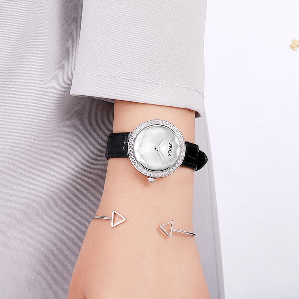 ZIVOK Fashion Watch For Woman Leather Strap Casual Sports Wristwatch Romantic Clock Women's Watches Montre Femme