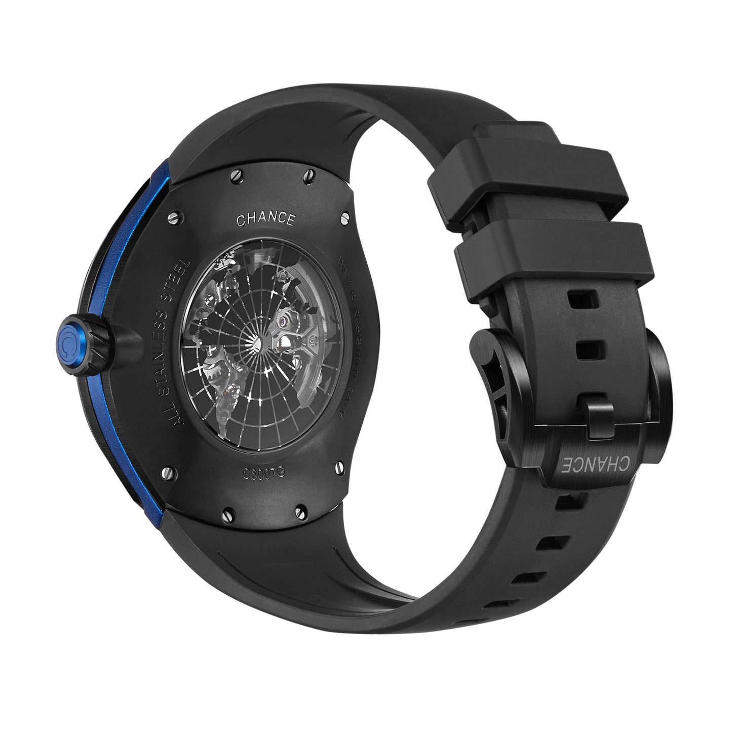 CHANCE Automatic Movement Mechanical Watch for Men Luxury Stainless Steel Case Business Wristwatch Waterproof Clock