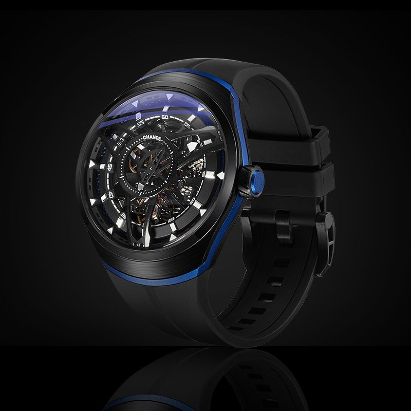 CHANCE Automatic Movement Mechanical Watch for Men Luxury Stainless Steel Case Business Wristwatch Waterproof Clock