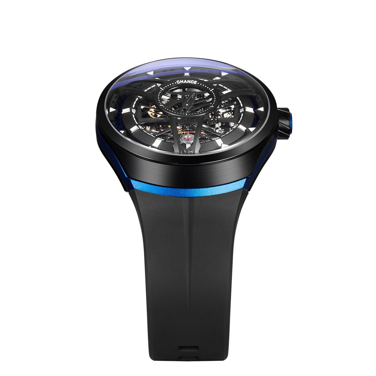CHANCE Automatic Movement Mechanical Watch for Men Luxury Stainless Steel Case Business Wristwatch Waterproof Clock