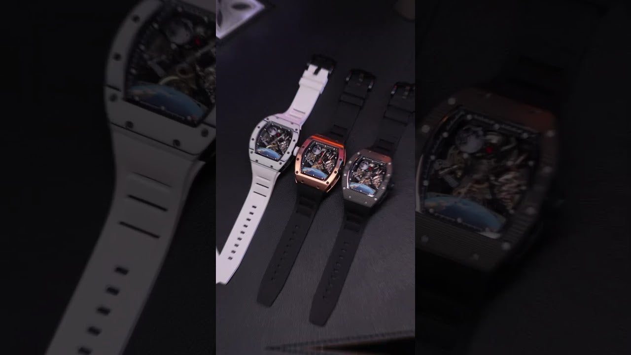 New Skeleton Dial Automatic Mechanical Movement Watch Men Fashion Sport Wristwatches Waterproof Male Clock Reloj Hombre 9190-14